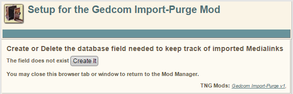Gedcom import purge-createdb.png